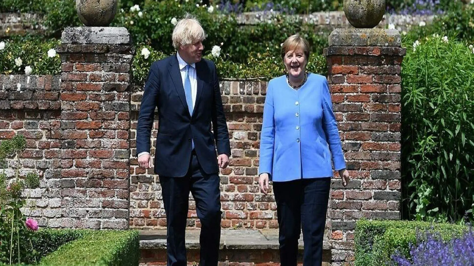 Merkel y Johnson-EFE